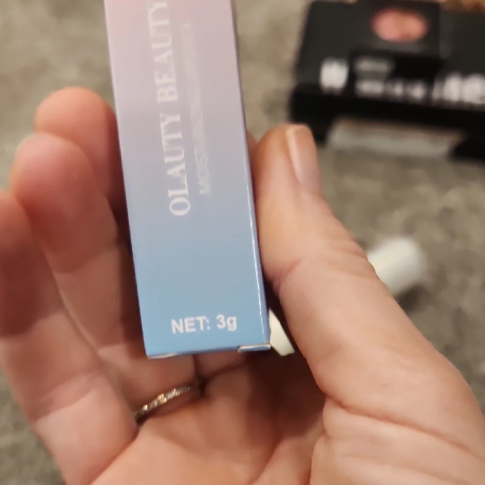 Gradient Blue and Pink Lip Balm by
